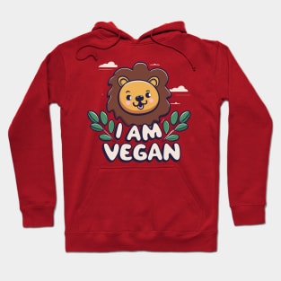 Vegan lion Hoodie